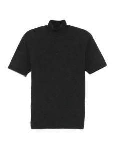 Джемпер High-neck knitted T-shirt JACQUEMUS, серый