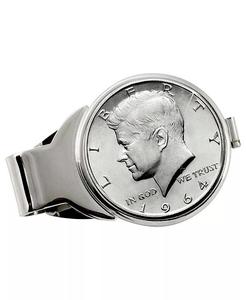 Мужской зажим для денег в полдоллара для монеты первого года выпуска JFK 1964 года American Coin Treasures, серебро