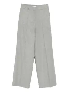 Фланелевые брюки прямого кроя Manuel Ritz, серый