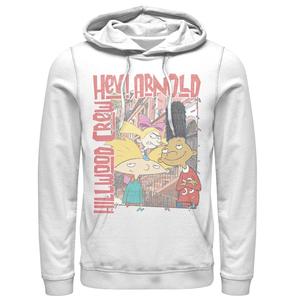 Мужская толстовка с цветным плакатом Nickeloden Hey Arnold Hillwood Licensed Character