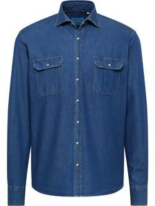 Рубашка MODERN FIT темно-синего цвета Eterna