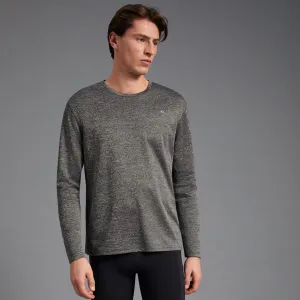 Мужская беговая рубашка с длинными рукавами Boomerang, темно-серый