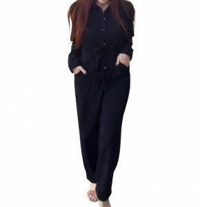 Комбинезон Jump In Line в черном цвете RISEN