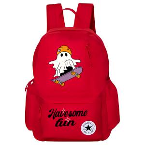 Converse Полиэстеровый баскетбольный рюкзак среднего размера унисекс красный, Ghost