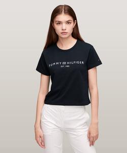 Аккуратная футболка с круглым вырезом