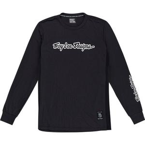 Футболка Troy Lee Designs Skyline Long-Sleeve Ride Troy Lee Designs, Signature Black
