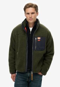 Флисовая куртка Superdry & Co Fleece jacket, Army Khaki Green/Khaki