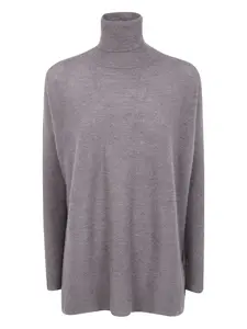 Водолазка в рубчик Gentry Portofino, серый