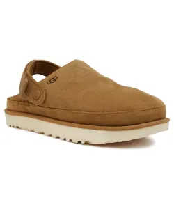 Кожаные мюли с сандалиями GoldenStar Clog Ugg, коричневый