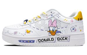 Кроссовки для скейтбординга Disney X женские, низкие, белые/желтые/фиолетовые Lining