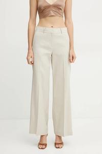 Льняные брюки Michael Michael Kors, бежевый