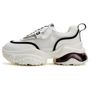 Кроссовки женские толстые низкие Mulinsen, бежевый/розовый