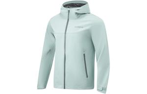 Мужская куртка LiNing Fitness Series, цвет мистический серый/голубой