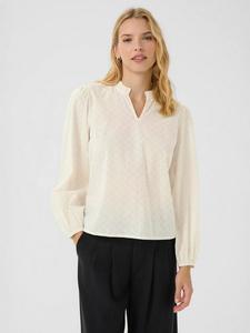 Топ с V-образным вырезом Eimy Geometric Part Two, Eggnog