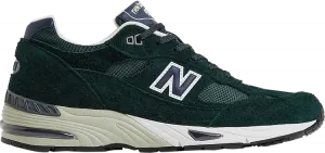 Кроссовки 991 Made in England 'Ponderosa Pine', зеленый