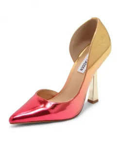 Туфли на высоком каблуке с зеркальным эффектом омбре цвета фуксии Steve Madden, мультиколор