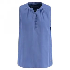 Блузка Fynch Hatton 25071721 sleeveless, синий