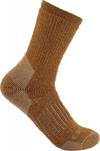 Carhartt мужские носки Crew из смеси синтетики и шерсти Heavyweight, Oiled Walnut