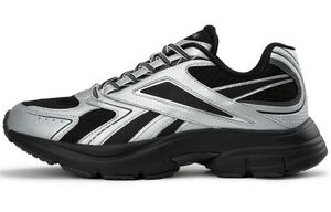 Кроссовки унисекс с низким верхом, черный/серебряный Reebok