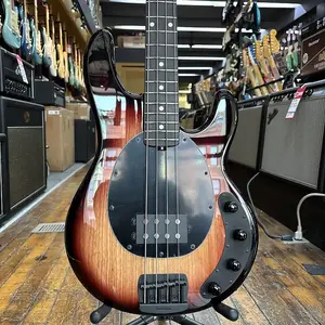 Бас-гитара Ernie Ball Music Man StingRay Special, выцветший винтажный солнечный взрыв, с моно-чехлом