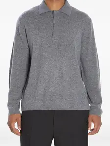 Рубашка-поло Emil из кашемира Lisa Yang, серый