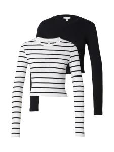 Рубашка Mavi, черный/белый