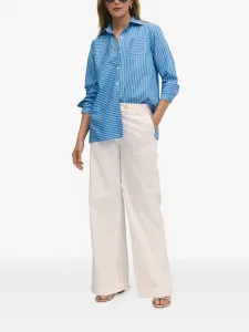 Полосатая рубашка на пуговицах Brooks Brothers, белый