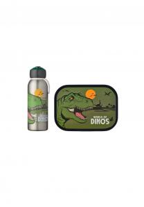 Ланчбокс + термобутылка Mepal Campus, зеленый / серебряный