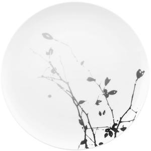 Завтрачная тарелка Liberty - Dark Rose Hip, круглая, 22,5 см Seltmann Weiden, белый/черный