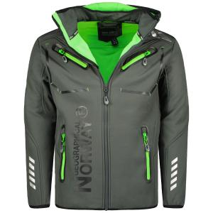 Куртка Geographical Norway Softshelljacken, цвет Grau/Grün