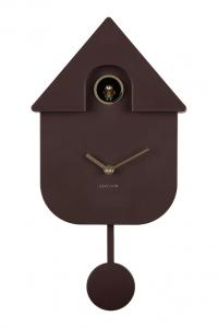 Современные часы с кукушкой 21,5 x 41 x 8,5 см Karlsson, коричневый