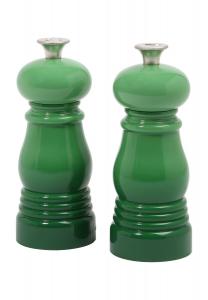 Мини-набор мельниц для соли и перца, керамическая мельница Le Creuset, bamboo green