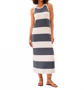 Дженна Платье в полоску бело-черное Splendid