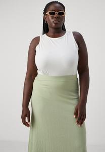 Широкая юбка в сборку CARLIO A SHAPE SKIRT ONLY Carmakoma, светло-зеленый