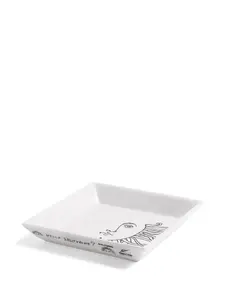 Квадратный поднос Solitario (20,8 см x 20,8 см) Fornasetti, белый