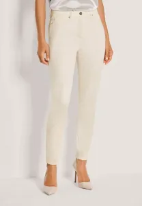 Укороченные брюки Madeleine, Wool White Gold