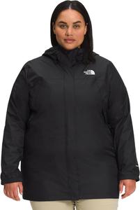 Женская парка The North Face Antora Tnf непромокаемая из переработанных материалов, черный