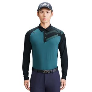 DESCENTE Мужская одежда для гольфа темно-синего цвета