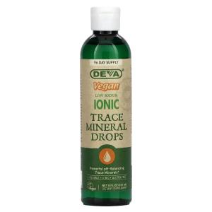 Веганские минеральные капли Deva с низким содержанием ионов натрия