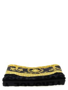 Полотенце «Я люблю барокко» Versace Home, черный