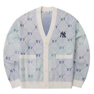 MLB New York Yankees Gradation Dia Monogram вязаный свитер унисекс Butter