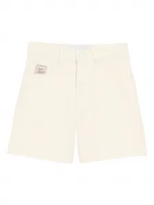 Джинсовые шорты AMI Paris, бежевый
