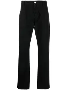 Прямые джинсы средней посадки Raf Simons, черный