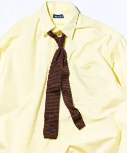 Винтажный шелковый вязаный галстук 2025AW