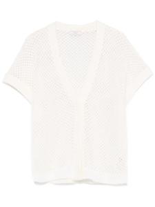 Peserico рубашка рыхлой вязки, белый