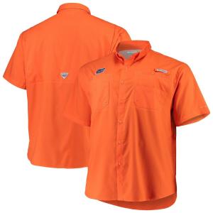 Мужская рубашка на пуговицах Columbia Orange Florida Gators Big & Tall Collegiate Tamiami
