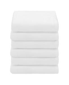 Набор из 6 полотенец для рук ediree из турецкого хлопка Linum Home, White