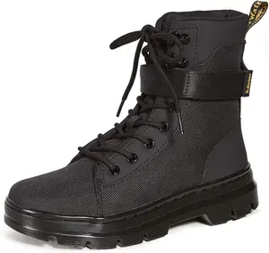 Ботинки Dr. Martens Unisex 101 с 6 отверстиями для шнурков, черная наппа, размер 9 для женщин, 8 для мужчин (США)