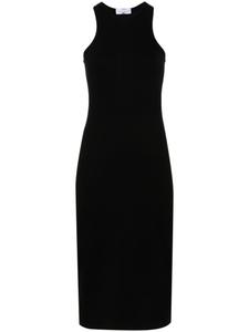 Ioana Ciolacu платье миди в рубчик, черный