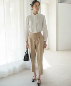 Зауженные брюки из ткани Oshacloth Suite, цвет Beige [033]